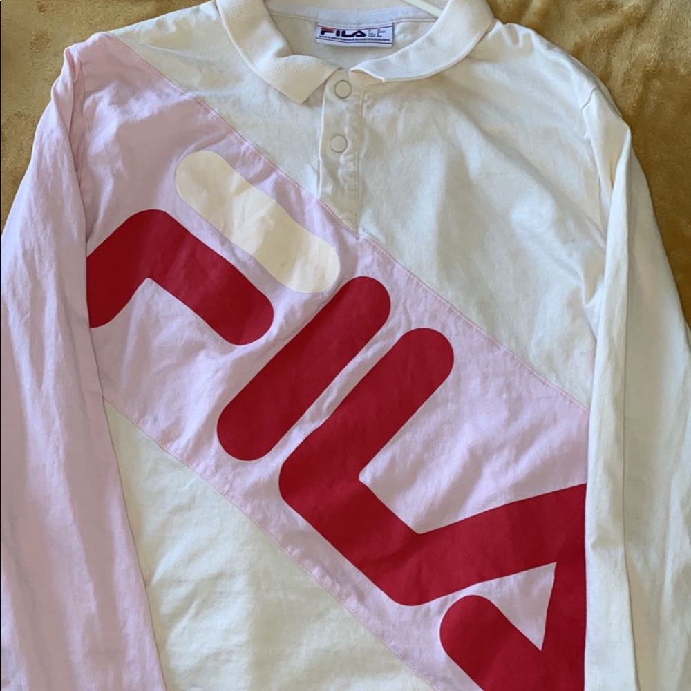 FILA button up